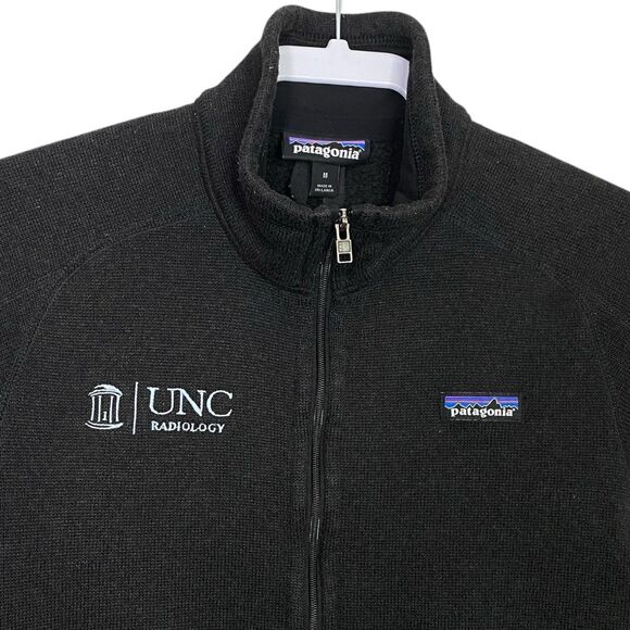 Patagonia Better Sweater Womens M Black UNC Radiology Tar Heels North Carolina - Picture 4 of 9